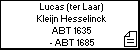 Lucas (ter Laar) Kleijn Hesselinck
