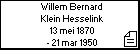 Willem Bernard Klein Hesselink