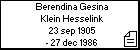 Berendina Gesina Klein Hesselink
