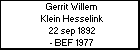 Gerrit Willem Klein Hesselink
