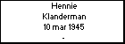 Hennie Klanderman