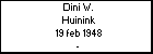 Dini W. Huinink
