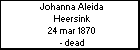 Johanna Aleida Heersink