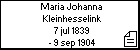 Maria Johanna Kleinhesselink
