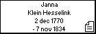 Janna Klein Hesselink