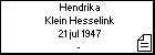 Hendrika Klein Hesselink