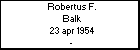 Robertus F. Balk