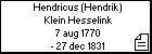 Hendricus (Hendrik) Klein Hesselink