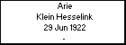 Arie Klein Hesselink