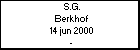 S.G. Berkhof
