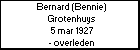 Bernard (Bennie) Grotenhuys