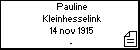 Pauline Kleinhesselink