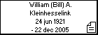 William (Bill) A. Kleinhesselink