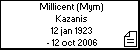 Millicent (Mym) Kazanis