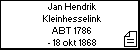 Jan Hendrik Kleinhesselink