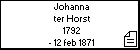 Johanna ter Horst