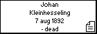 Johan Kleinhesseling