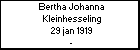 Bertha Johanna Kleinhesseling
