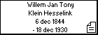 Willem Jan Tony Klein Hesselink