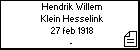 Hendrik Willem Klein Hesselink