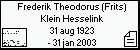 Frederik Theodorus (Frits) Klein Hesselink