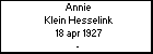 Annie Klein Hesselink