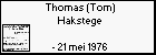 Thomas (Tom) Hakstege