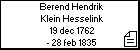 Berend Hendrik Klein Hesselink