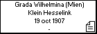 Grada Wilhelmina (Mien) Klein Hesselink