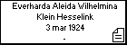 Everharda Aleida Wilhelmina Klein Hesselink