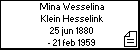 Mina Wesselina Klein Hesselink