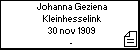 Johanna Geziena Kleinhesselink