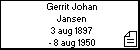 Gerrit Johan Jansen
