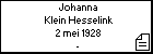 Johanna Klein Hesselink