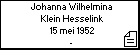 Johanna Wilhelmina Klein Hesselink