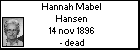 Hannah Mabel Hansen