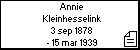Annie Kleinhesselink