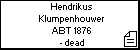 Hendrikus Klumpenhouwer