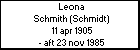 Leona Schmith (Schmidt)