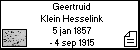 Geertruid Klein Hesselink