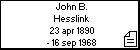 John B. Hesslink