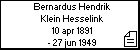 Bernardus Hendrik Klein Hesselink