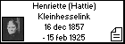 Henriette (Hattie) Kleinhesselink