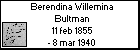Berendina Willemina Bultman