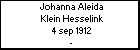 Johanna Aleida Klein Hesselink