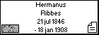 Hermanus Ribbes