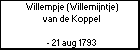 Willempje (Willemijntje) van de Koppel