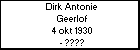 Dirk Antonie Geerlof