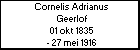Cornelis Adrianus Geerlof