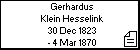 Gerhardus Klein Hesselink